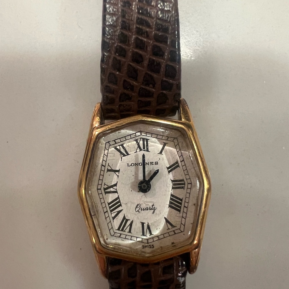 Longines Vintage Watch with Leather Band
